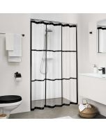 Brix 180x200 black κουρτίνα μπάνιου πλαστική Sealskin 210961319