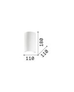 FLASH GESSO AP1 ROUND Ideal Lux 214696