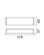 ARCA EGO DRIVER ON-OFF 150W 48Vdc Ideal Lux 223179