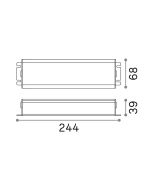 ARCA EGO DRIVER ON-OFF 240W 48Vdc Ideal Lux 224275