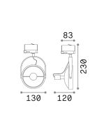 GLIM TRACK BIANCO Ideal Lux 229676
