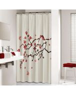 Blossom 180x200 red κουρτίνα μπάνιου υφασμάτινη Sealskin  233451359