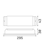 STRIP LED DRIVER DALI/PUSH 080W 24Vdc Ideal Lux 244563
