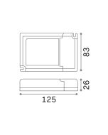LED PANEL DRIVER 1-10V 42W 1000mA Ideal Lux 247854