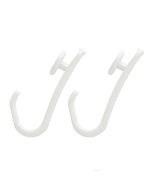 Easy roll hooks 12 pcs white κρίκοι κουρτίνας μπάνιου Sealskin  251160210