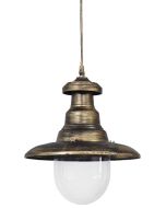 Φωτιστικό Πυροφάνι Μονόφωτο IP33 FLP-100K 1L BRONZE Heronia 26-0026