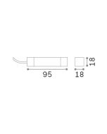 EGO MAIN CONNECTOR ON-OFF BK Ideal Lux 265896