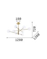 EQUINOXE SP8 CROMO Ideal Lux 275178