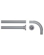 90x90 Ø 28 mm mat aluminum βραχίονας μπάνιου γωνιακός Sealskin  276666205
