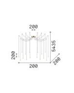 LUCCIOLA SP16 NERO Ideal Lux 284002