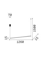 ESSENCE SP D126 NERO 3000K Ideal Lux 285092