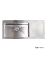 Νεροχύτης Κουζίνας Ανοξείδωτος Squadro 116x51 Fortinox Inox Λείο Right  29115R-110