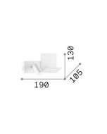 KOMODO-1 AP NERO Ideal Lux 291796