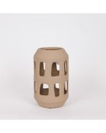 ΦΑΝΑΡΙ ΚΕΡΑΜΙΚΟ ΚΑΦΕ 17.5x17.5x28cm Eurolamp 819-00521