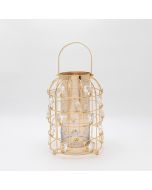 ΦΑΝΑΡΙ ΜΕΤΑΛΛΙΚΟ ΧΡΥΣΟ 20x27cm Eurolamp 819-00251