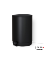 Χαρτοδοχείο Επιδαπέδιο 5l Geesa Black Matt  800063-400