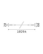 TESI 10mm 10 MT ACCIAIO Ideal Lux 302270