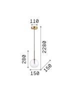 EQUINOXE SP1 D15 CROMO Ideal Lux 306537