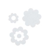 Bathflower 7 pcs white αντιολισθητικό ταπέτο Sealskin  311000210