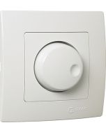 Διακόπτης Dimmer  600W A/R (alleretour)  Χωνευτός Λευκός Makel Lillium 32001011A 