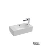 Νιπτήρας Πορσελάνης Tetra n 51x25, Bianco Ceramica White 32051-300