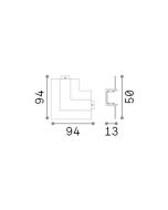 STICK RECESSED L-CONNECTOR Ideal Lux 330365