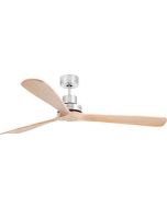 Ανεμιστήρας Οροφής Ø168,5 εκ. Extra Large Τηλεχειριστήριο, 3 Πτερύγια Φυσικό Ξύλο Faro Lantau 33504