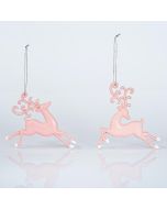ΤΑΡΑΝΔΟΣ ΑΚΡΥΛΙΚΟΣ, ΡΟΖ, 2 ΣΧΕΔΙΑ, 13x12cm Eurolamp 600-44671