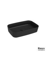 Νιπτήρας Πορσελάνης 60 x 38εκ. Bianco Ceramica Black Matt 34061-401