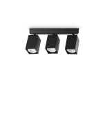 DYNAMITE PL3 LINEAR SQUARE NERO Ideal Lux 371276