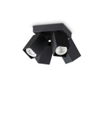 DYNAMITE PL4 SQUARE NERO Ideal Lux 371313