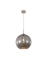 InLight Κρεμαστό φωτιστικό από φιμέ γυαλί 1XE27 D:30cm 4039-A-Fime