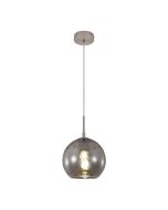 Κρεμαστό Φωτιστικό από Φιμέ Γυαλί 1xE27 D:18cm Inlight 4039-B-Fime