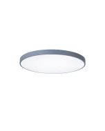 InLight Πλαφονιέρα οροφής LED 50W 3CCT by switch on base από γκρί μέταλλο και ακρυλικό D:80cm 42035-A-Gray