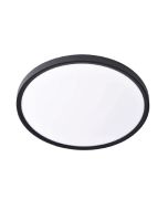 Πλαφονιέρα οροφής LED 60W 3CCT by switch on base σε μαύρη απόχρωση D:75x2,5cm 42036-AA-Black