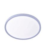 Πλαφονιέρα οροφής LED 60W 3CCT by switch on base σε ασημί απόχρωση D:75x2,5cm 42036-AA-Silver
