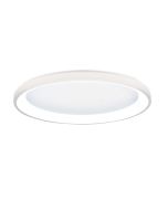 Πλαφονιέρα οροφής LED 28W 3CCT από λευκό μέταλλο και ακρυλικό D:50x5cm 42044-C-White