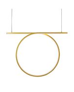 Κρεμαστό Φωτιστικό Χρυσό Kelsi Viokef 4325701