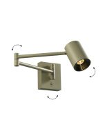 Φωτιστικό Τοίχου Ρυθμιζόμενο Λαδί Melina Viokef 4335301