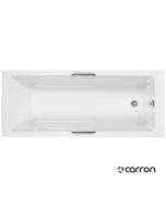 Μπανιέρα Ακρυλική Caronite QUANTUM INTEGRA 1700x750 με λαβές Chrome, Carron Bath White 466AC