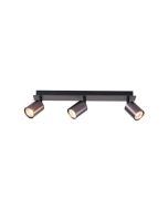 ΣΠΟΤ ΑΛΟΥΜΙΝΙΟ 3ΦΩΤΟ 3XGU10 Max 7W 450X120mm ΓΚΡΙ ARTE ILLUMINA LUXY Eurolamp 145-25267