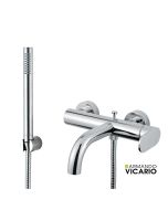 Μπαταρία Λουτρού Slim Vicario Chrome 500100-100
