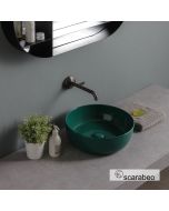 Νιπτήρας Πορσελάνης Glam Φ39 Scarabeo Musk Glossy  1807-900G