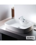 Νιπτήρας Πορσελάνης 60x44 SEREL White  1634-300