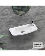 Νιπτήρας Πορσελάνης 44x20 Bianco Ceramica White  39245-300