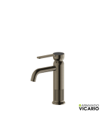 Μπαταρία Νιπτήρα με Βαλβίδα Clic-Clac Lumiere Vicario Black Brushed 516010-410