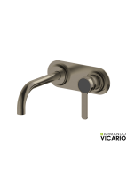 Μπαταρία Νιπτήρα Τοίχου Lumiere Vicario Black Brushed 516045-410