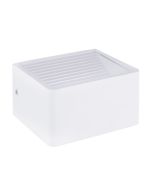 Απλίκα Επίτοιχη Εξωτερικού χώρου IP44, 6watt Led 750 lm 3000K Αλουμίνιο Λευκό Eglo Dominni 1 98266