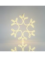 ΧΙΟΝΟΝΙΦΑΔΑ, 3m ΝEON LED ΦΩΤΟΣΩΛΗΝΑΣ, ΜΟΝΟΚΑΝΑΛΟΣ, ΘΕΡΜΟ ΛΕΥΚΟ, 38x35cm, IP44 Eurolamp 600-23033