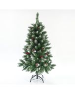 ΔΕΝΤΡΟ ΕΛΑΤΟ ΧΙΟΝΙΣΜΕΝΟ ΜΕ BERRY, 120cm Eurolamp 600-30169